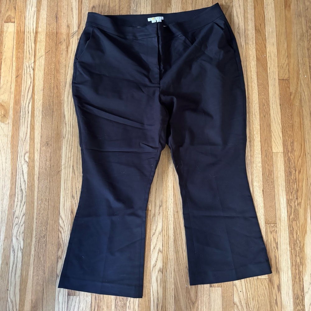 Black Boden Flared Dress Pants